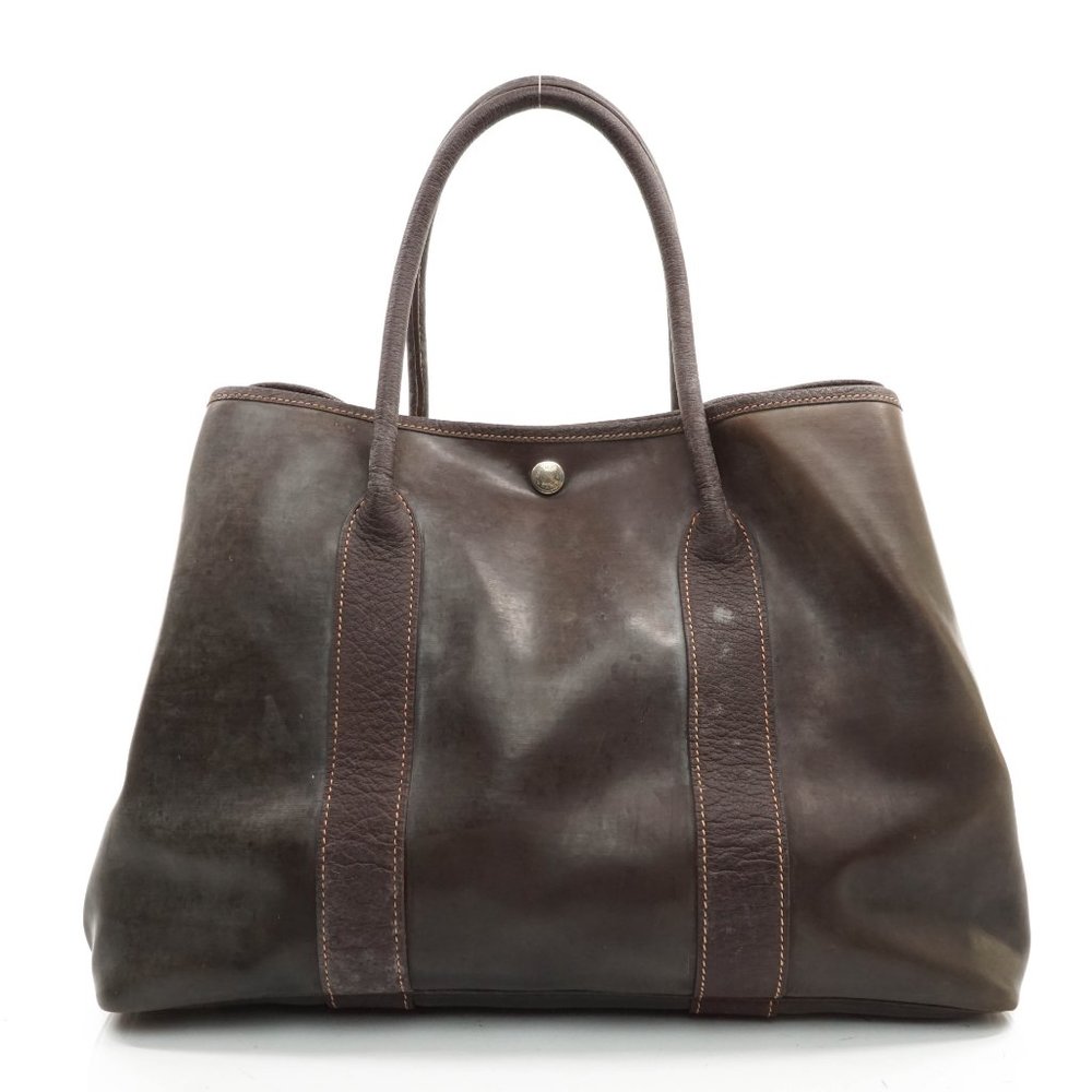 Auth Hermes Tote Bag Amazonia Rubber #13540H19 - Picture 3 of 14